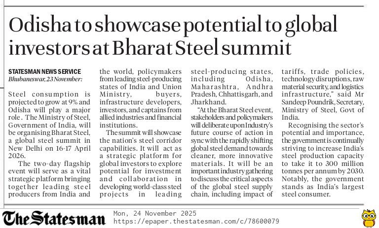 Bharat Steel 2026 News Snippet 2
